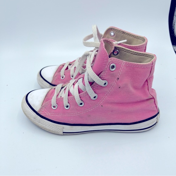 Converse Chuck Taylor All Star High Top Pink US1 - Picture 2 of 11